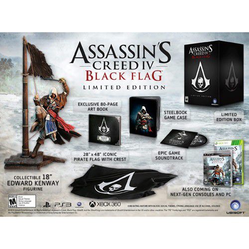 Assassins Creed IV Black Flag Limited Edition Collectors PS3
