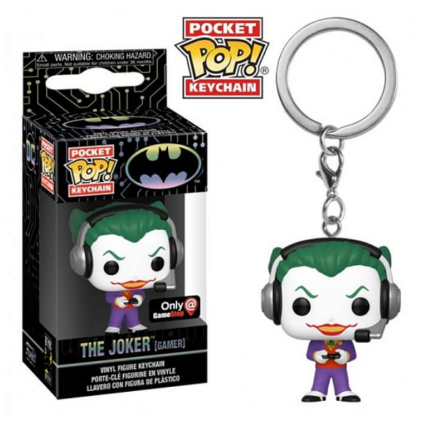 Chaveiro Funko Pocket Keychain Batman The Joker Gamer
