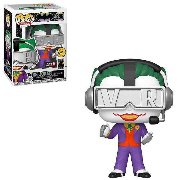 Funko Pop Dc Batman 296 The Joker VR Gamer Chase