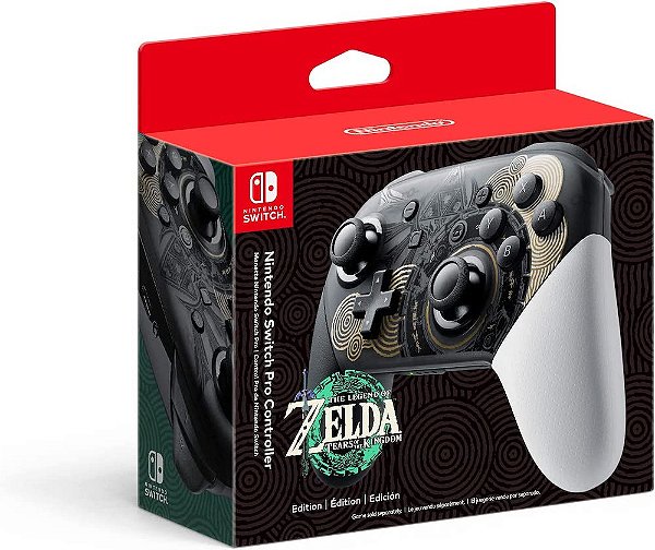 Controle Nintendo Switch Pro Zelda Tears of the Kingdom BR