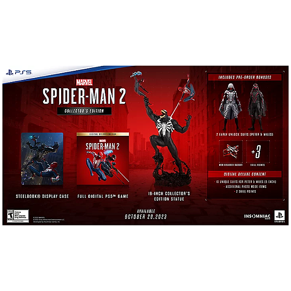 Jogo Marvel's Spider-Man 2 Collectors Edition – PS5