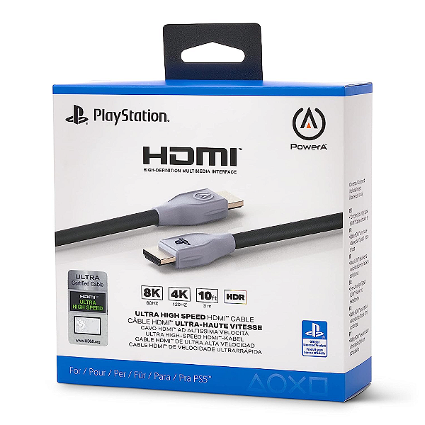 Cabo HDMI 2.1 Ultra High Speed PowerA Playstation 5 - PS5