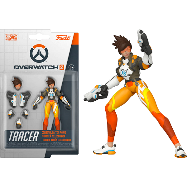 Funko Pop! Games: Overwatch Action Figure - Tracer