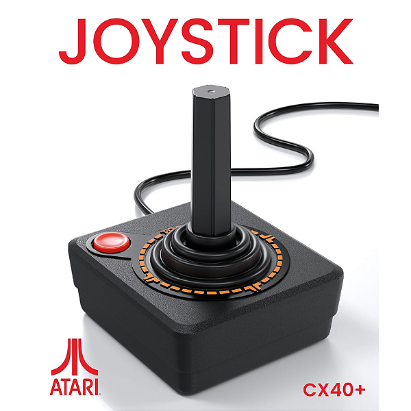 Controle Joystick Atari CX40+ P/ Atari 2600+ e 7800