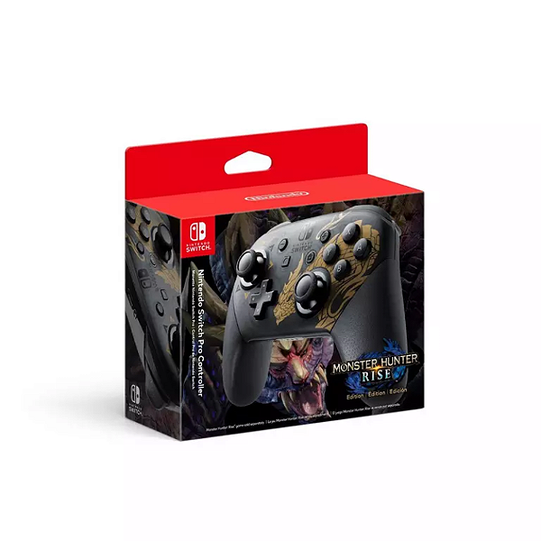 Controle Switch Pro Monster Hunter Rise Edition