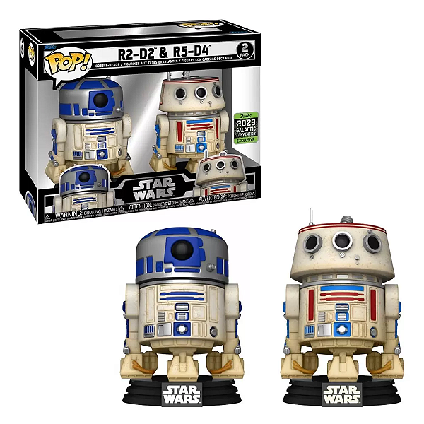 Funko Pop Star Wars R2-D2 & R5-D4 Exclusive 2pack