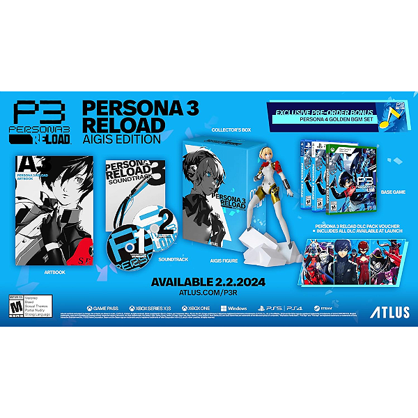 Persona 3 Reload Aigis Collectors Edition - PS5