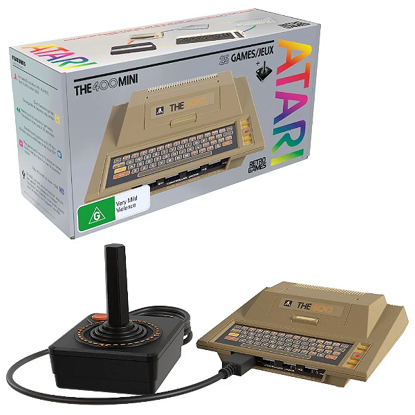 Console Atari The 400 Mini c/ 25 jogos