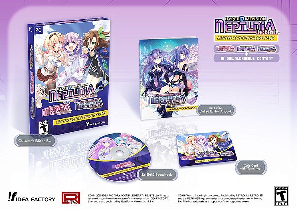 Hyperdimension Neptunia Rebirth Limited Edition Trilogy Pack - PC