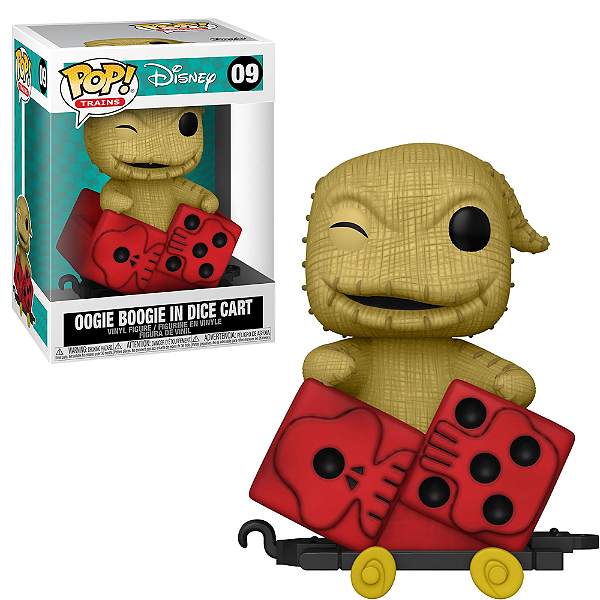 Funko Pop Disney 09 Oogie Boogie In Dice Cart