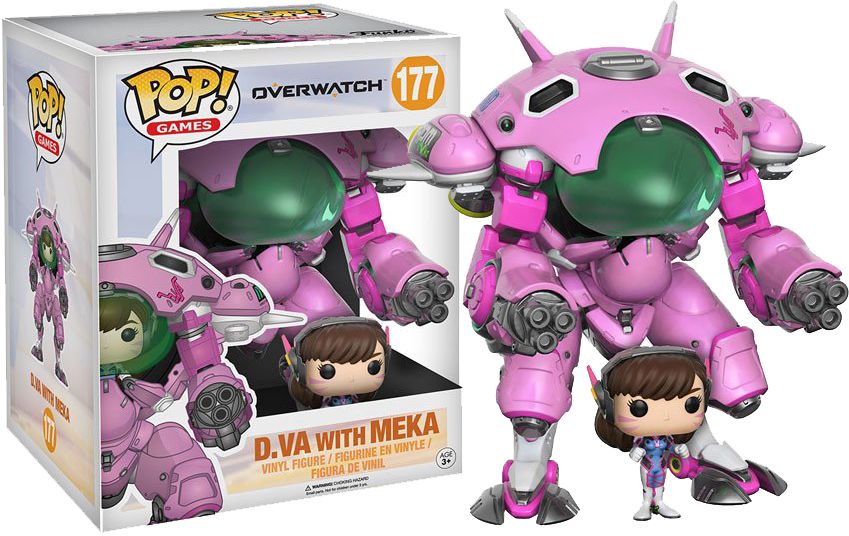 Funko Pop Games Overwatch 177 D.VA With Meka