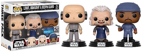 Funko Pop Star Wars 3 Pack: Lobot, Ugnaught & Bespin Guard