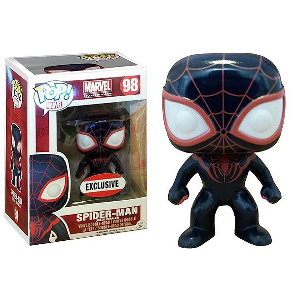 Funko POP Marvel 98 Spider-Man Miles Morales Exclusive