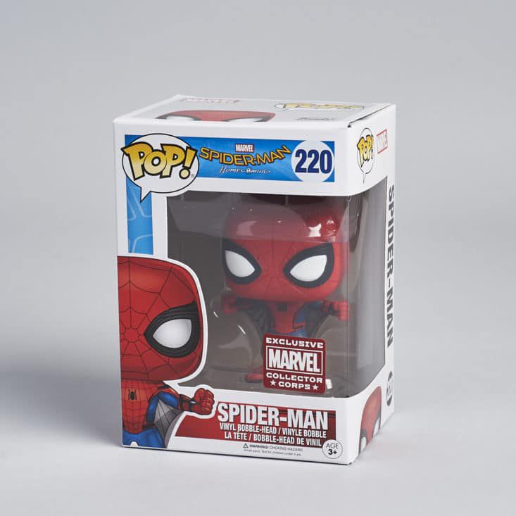 Funko Pop Marvel 220 Spider-Man Homecoming Exclusive