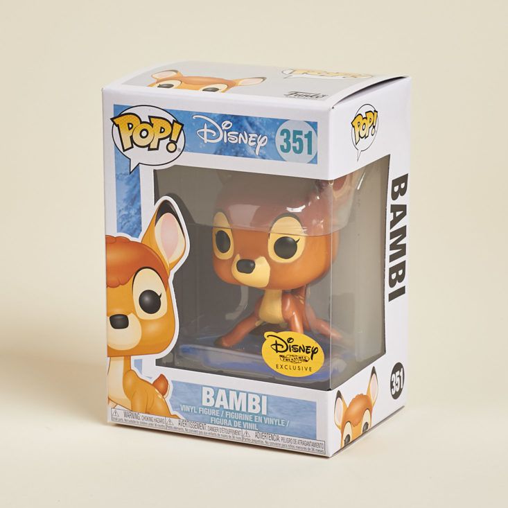 Funko Pop Disney Treasures 351 Bambi On Ice Exclusive