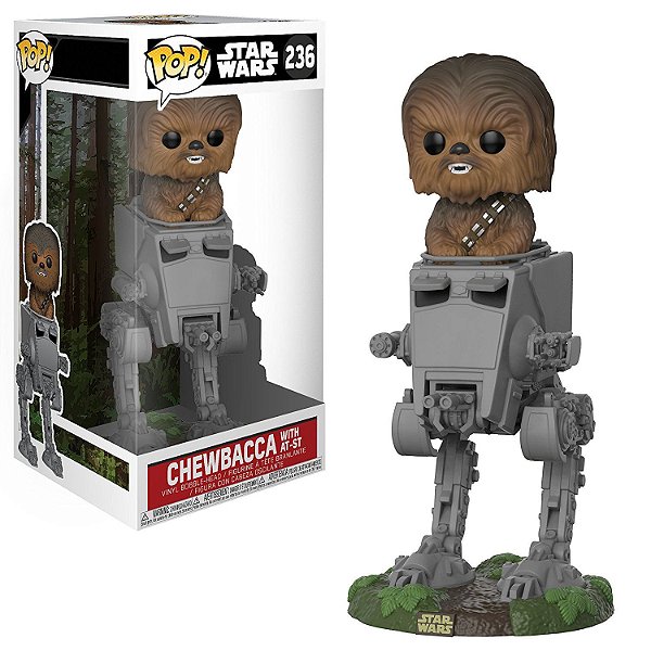 Funko Pop Star Wars 236 Chewbacca in AT-ST Deluxe