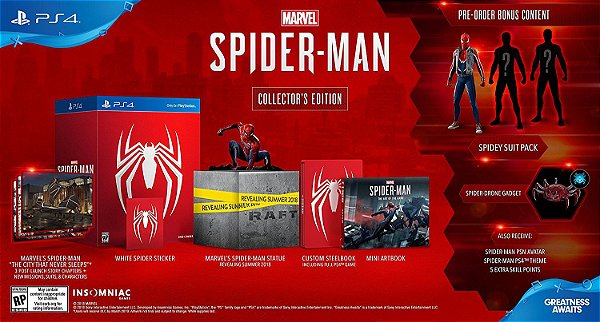 Marvel Spider-Man Collectors Edition - PS4