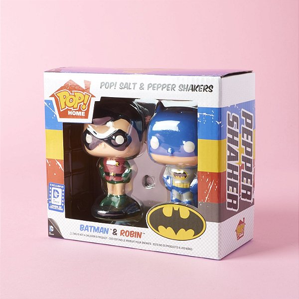 Funko Home Batman and Robin Salt/Pepper Shakers (Saleiro e Pimenteiro)