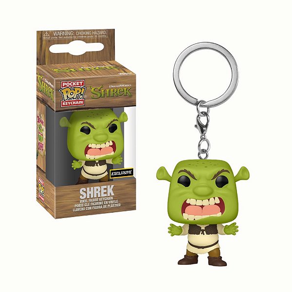 Chaveiro Funko Pocket Pop Shrek Exclusive