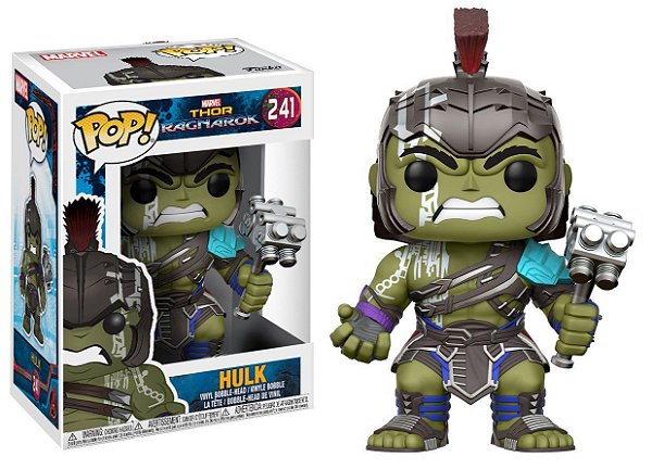 Funko Pop Marvel Thor Ragnarok 241 Hulk Helmeted Gladiator