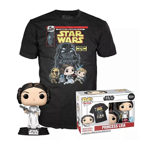 Funko Pop & Tee Star Wars Retro Princess Leia - G
