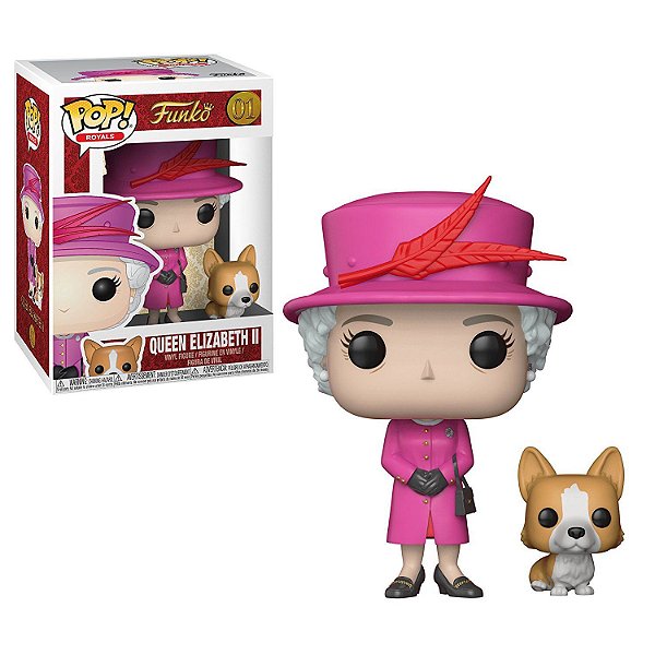 Funko Pop Royals Family 01 Queen Elizabeth II w/ Dog