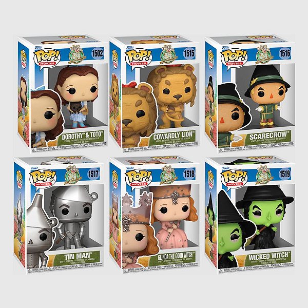 Funko Pop The Wizard of Oz Kit 1502 1515 1516 1517 1518 1519
