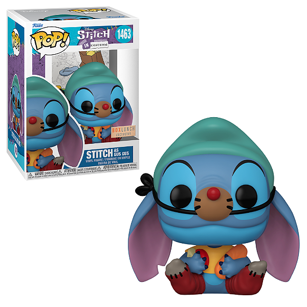 Funko Pop Stitch In Costume 1463 Stitch As Gus Gus Exclusive