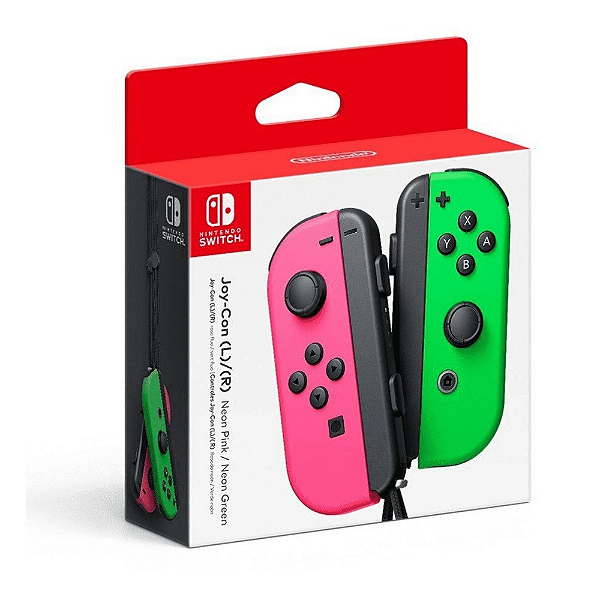 Nintendo Joy-Con (L/R) Rosa e Verde - Switch