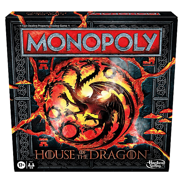 Monopoly House of the Dragon Edition Game Hasbro (Inglês)