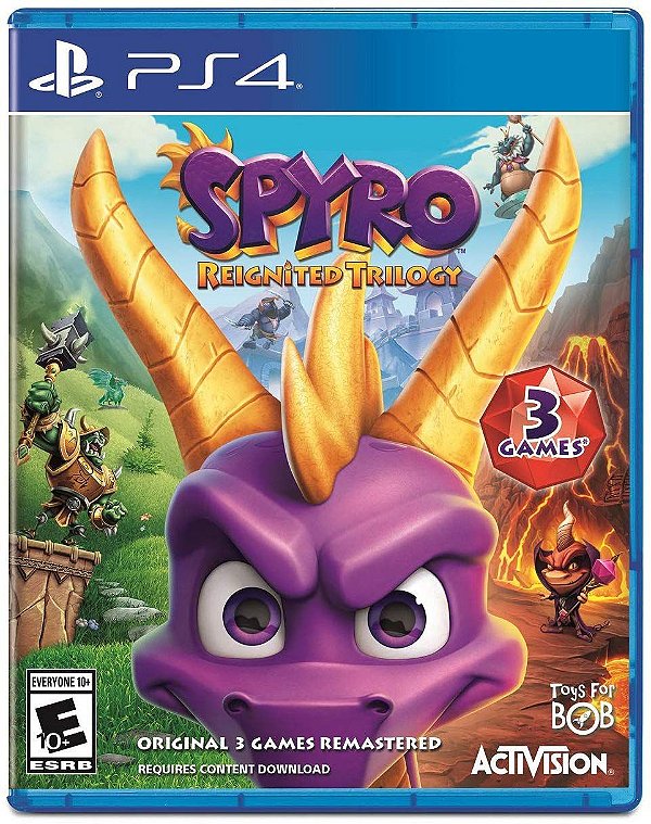 Jogo Spyro Reignited Trilogy - Playstation 4 - Activision