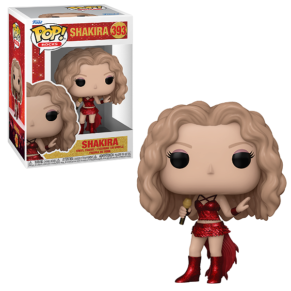 Funko Pop Rocks 393 Shakira Superbowl Glitter