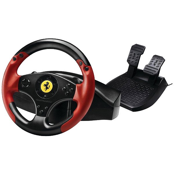 Thrustmaster Ferrari Racing Wheel Volante c/ Pedais Red Legend Edition PS3 / PC