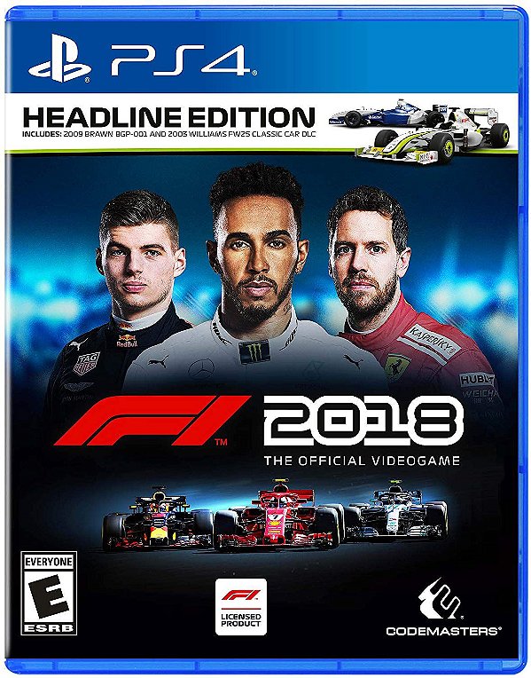 Jogo F1 2018 - Edição Headline - Playstation 4 - Codemasters