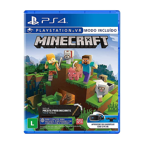 Minecraft Pacote Iniciante c/ VR Mode - PS4