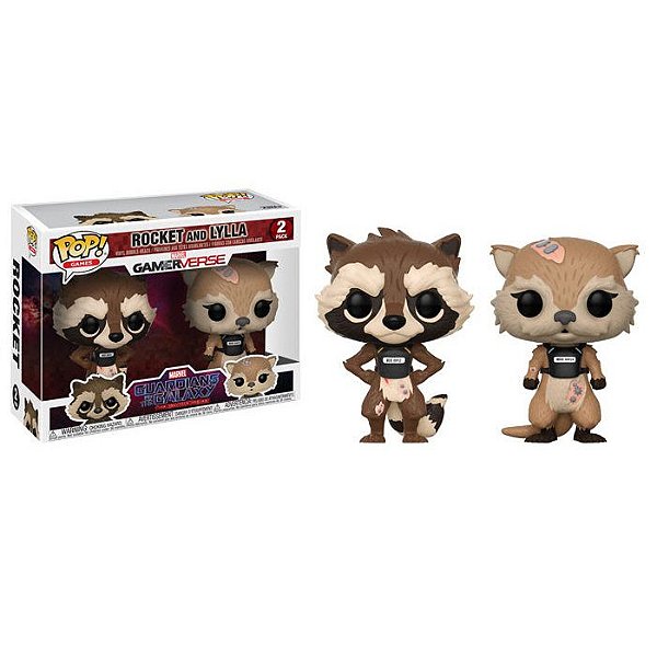 Funko Pop Guardians of the Galaxy 2 Pack Rocket and Lylla