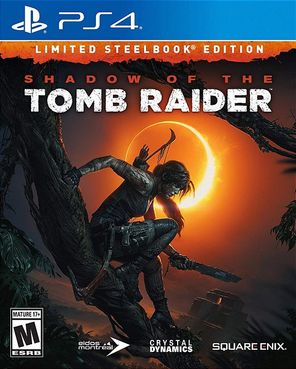 Jogo Shadow Of The Tomb Raider Limited Steelbook Edition - Playstation 4 - Square Enix