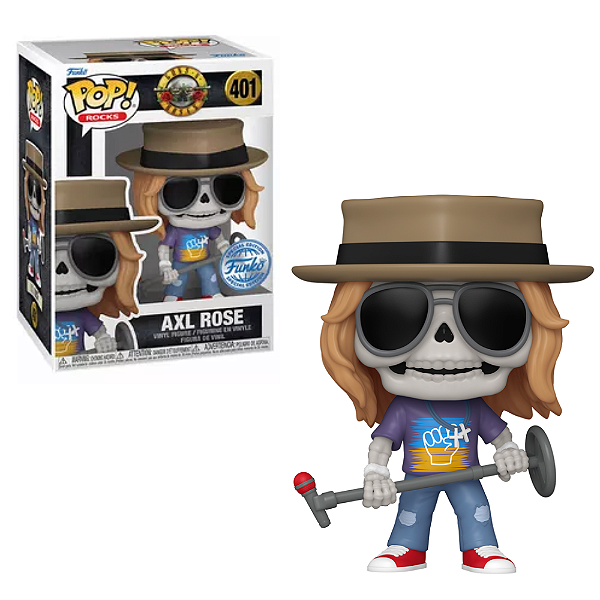 Funko Pop Guns N Roses 401 Axl Rose Special Edition