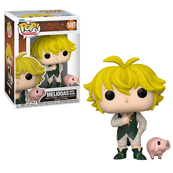 Funko Pop The Seven Deadly Sins 1497 Meliodas with Hawk