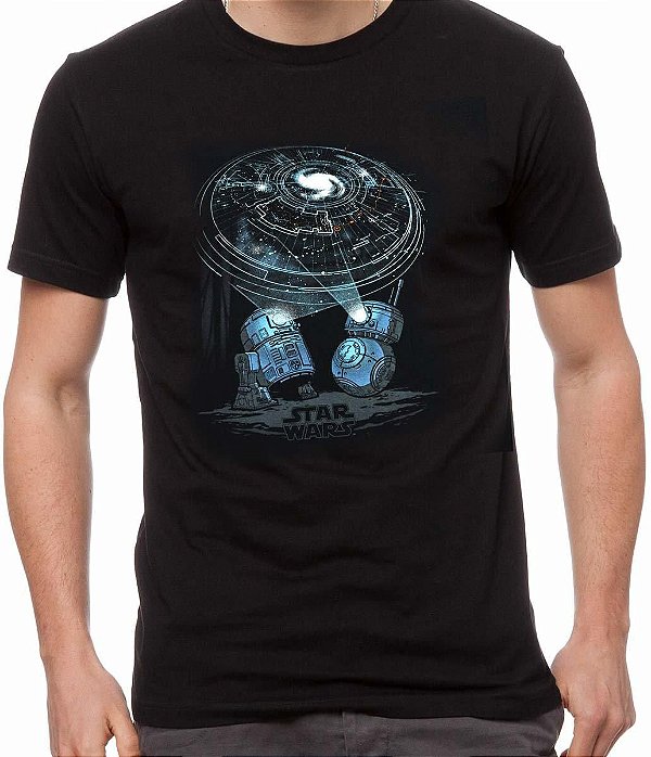 Camiseta Funko Pop Star Wars Droids + Pin e Patch Droid