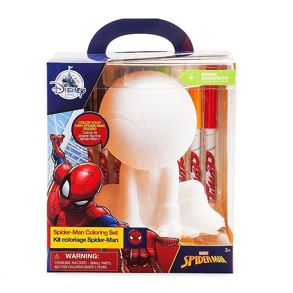 Spider-Man Coloring Figure Set Design for Kids