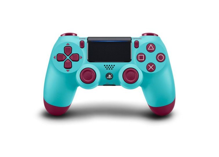 Controle DualShock 4 Wireless Controller Berry Blue - PS4