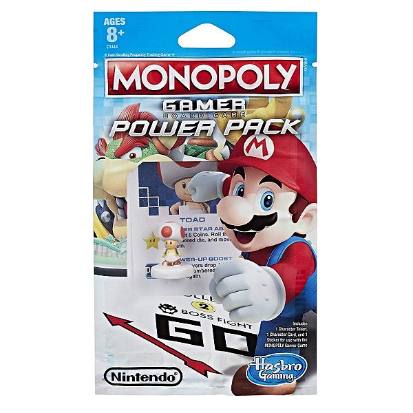 Monopoly Gamer Power Pack Bundle c/ 3 Figuras