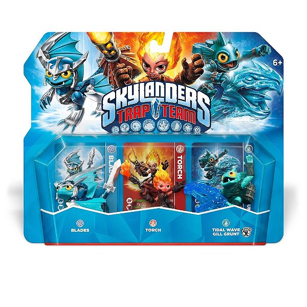 Skylanders Trap Team: Torch, Blades, & Gill Grunt - Triple Character Pack