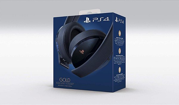 PlayStation Gold Wireless Headset 500 Million Limited Edition - PS4