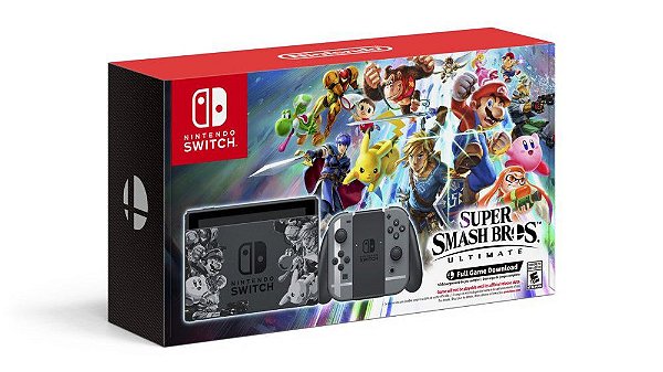 Console Nintendo Switch Super Smash Bros Ultimate Edition