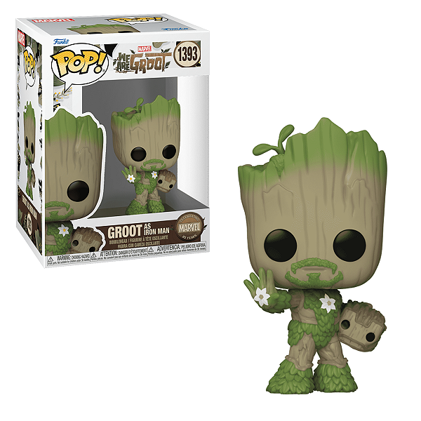 Funko Pop Marvel We Are Groot 1393 Groot As Iron Man