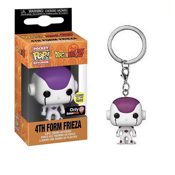 Chaveiro Funko Pocket Dragon Ball 4th Form Frieza Glows