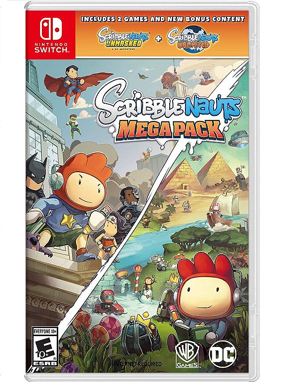 Jogo Scribblenauts Mega Pack - Switch - Warner Bros Interactive Entertainment