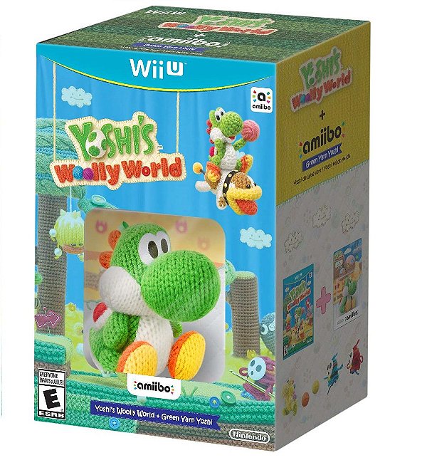 Yoshi's Woolly World + Green Yarn Yoshi Amiibo - Wii U